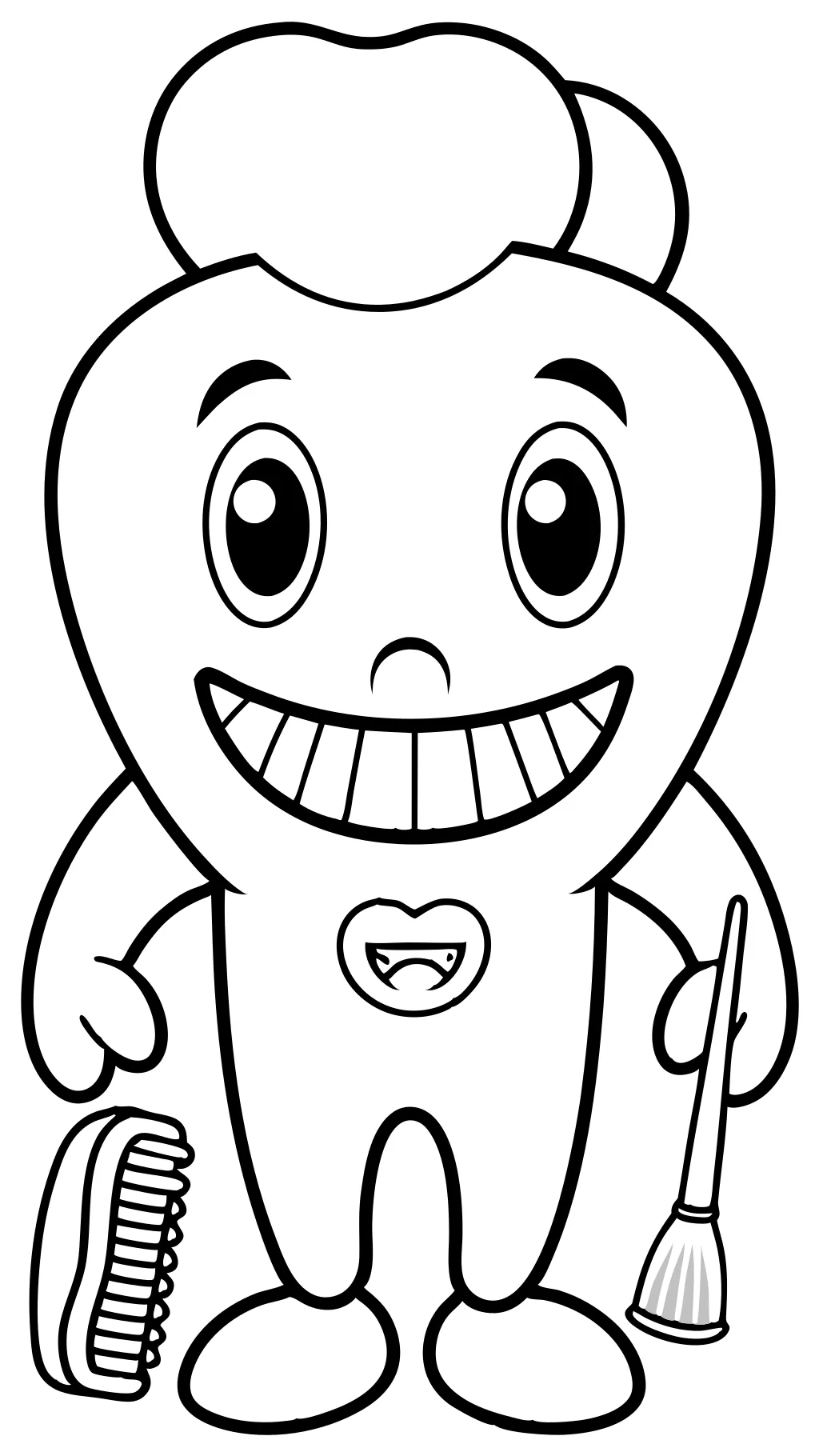 dental health coloring pages